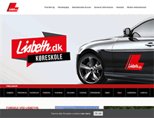 Tablet Screenshot of lisbeth.dk